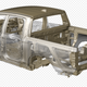 Photo of the Honda Ridgeline’s unibody. Photo from: Honda